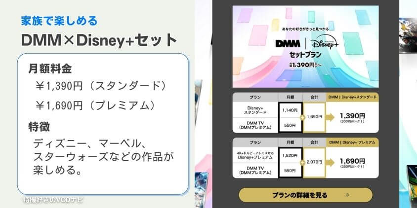 DMM×Disney+セット