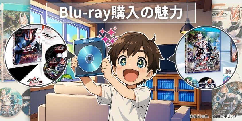 3位：Blu-rayを購入
