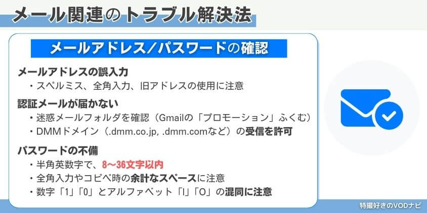 メール関連トラブルと解決策