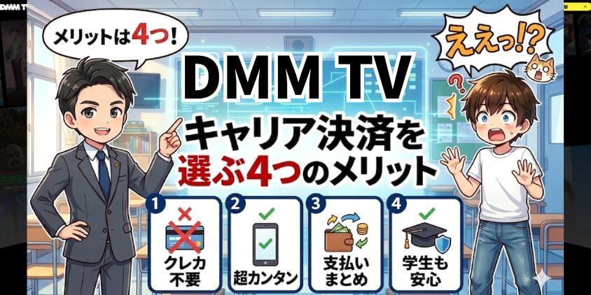 キャリア決済を選ぶ4つのメリット