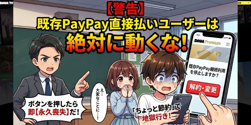 【警告】既存PayPay直接払いユーザーは絶対に動くな
